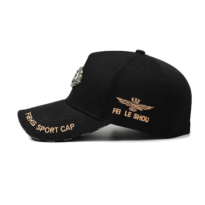 Spring Autumn Men's Baseball Cap Metal Anchor Embroidered Sunshade Cap Men's Outdoor Cap