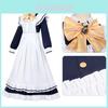 Cafe Stella To Shinigami No Chou Shiki Natsume Cosplay Costume For Girls With Polyester Fabric For Halloween Role Play