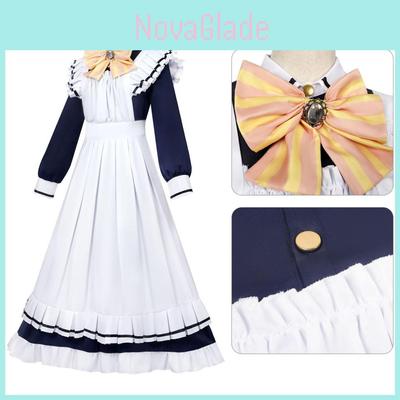 Cafe Stella To Shinigami No Chou Shiki Natsume Cosplay Costume For Girls With Polyester Fabric For Halloween Role Play