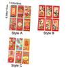 6Pcs Chinese Style 2026 Horse Year Red Envelope Paper Lucky Money Bag Red Pocket  Birthday Gift