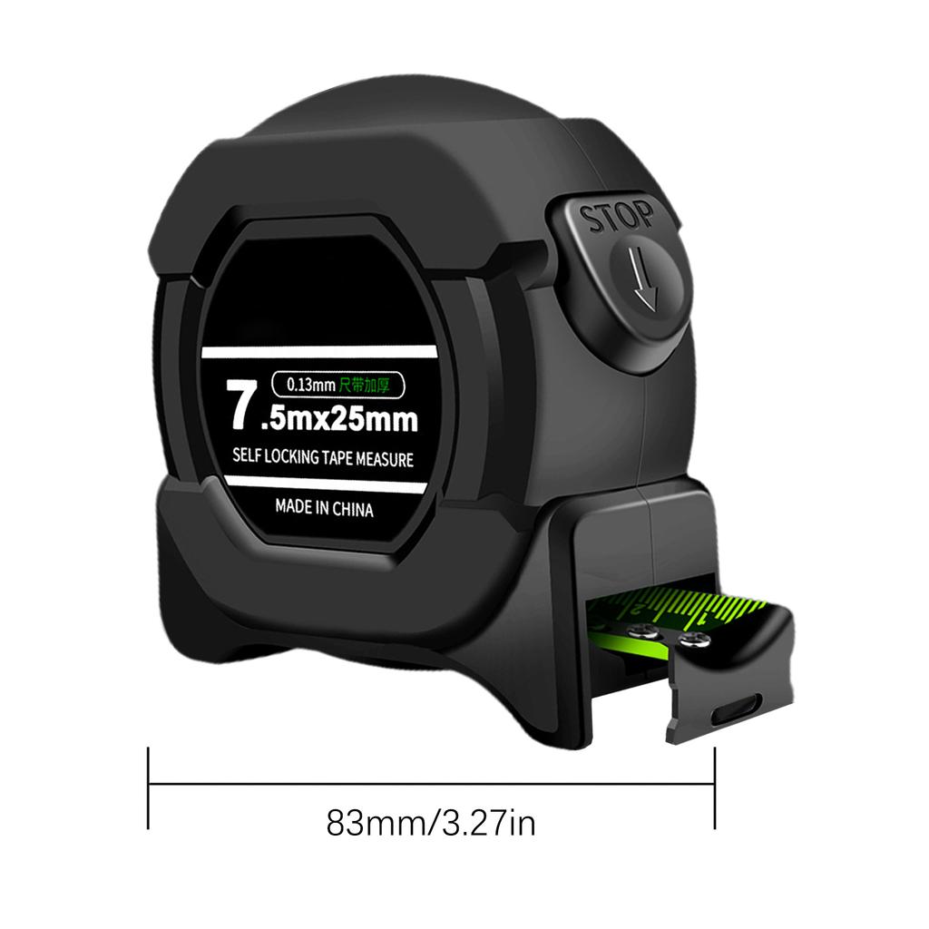 Flexible & Durable ABS Tape Measure with Clear Scale & Fluorescent Coating Reliable Self Locking Tape Measure for Home
