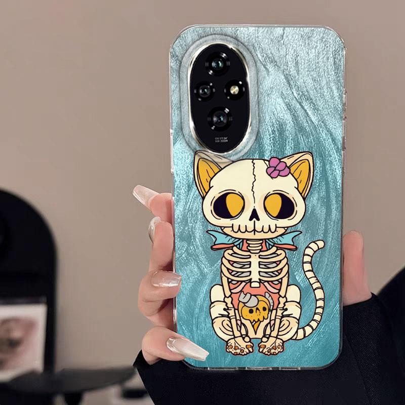 Case For Honor 400 Lite X9c X9a X8a 200 Pro 200 Lite 5G  Phone Cover Advanced Gradient Green Yellow Luxury Protective TPU Bumper