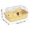 Hamsterkäfig Hamsterhabitat Trinkflasche mit Laufrad mit Griffdesign Haustier Bewegung Spielhaus für Mäuse Ratte