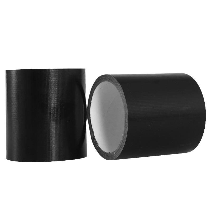 Schwarzes Lederreparaturband für Fahrräder, Stühle und Sofas - Hochviskos, Stoffbasierter Flicken