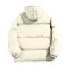 Herren Oversized Casual Daunenjacke mit langen Ärmeln und Kapuze