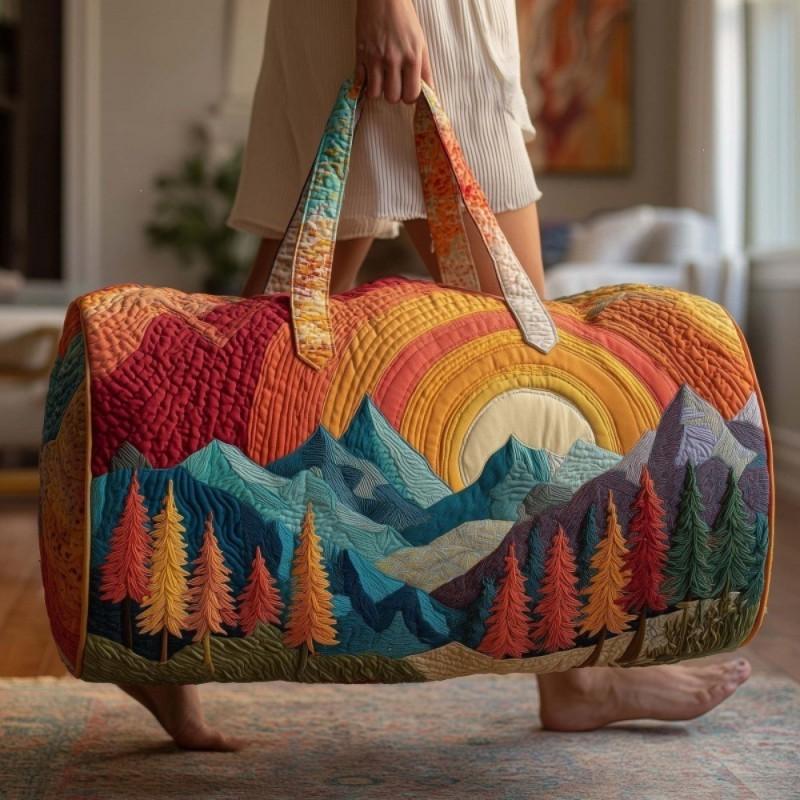 Small Animal Sunflower Print Travel Bag Unisex Gym Sports Large Capacity Weekend Overnight