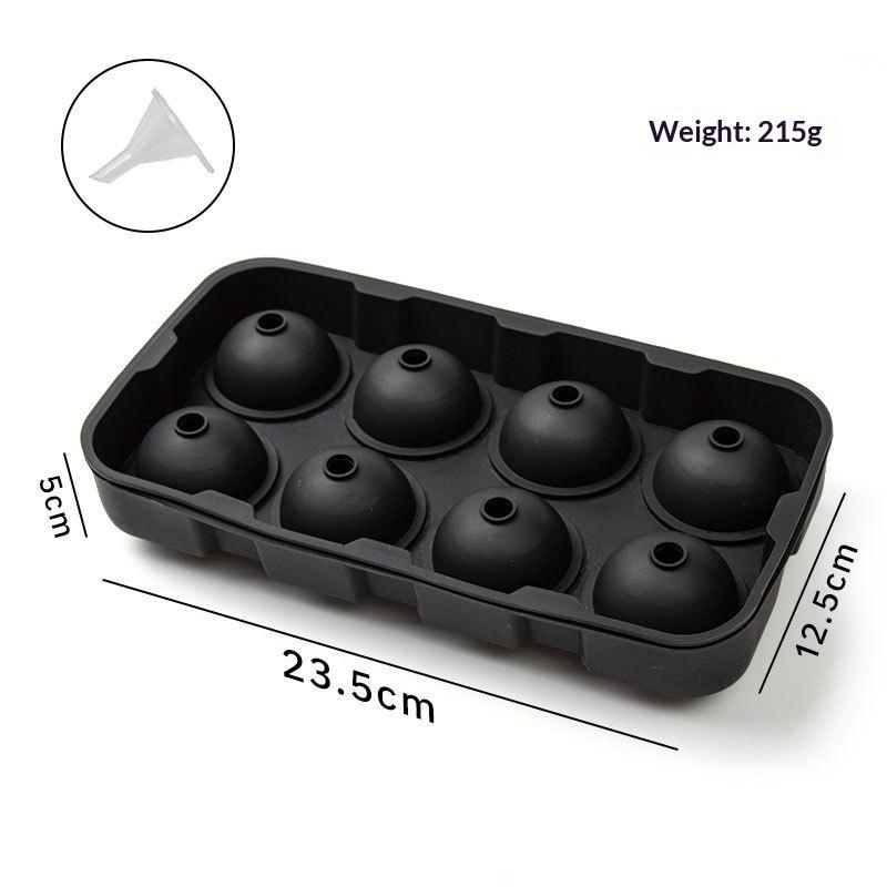 Food Grade Silicone Ice Tray 4/6 Grid Large Cubes Perfect for Summer Parties