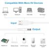 Usb To DC5V Power Cord Multifunctional with DC5.5x2.1  5.5x2.5 4.0x1.7 8pcs Plugs 8-In-1 USB toDC Charging Cable