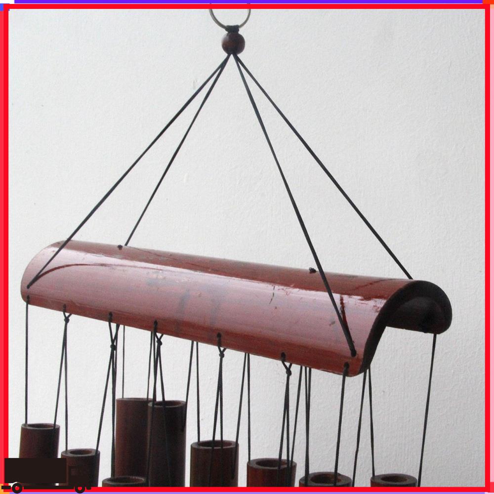 Premium Wooden Wind Bells Creative Living Room Large Bamboo Wind Chimes Ornaments Girls Bedroom Pendant Craft Gift Home Decor