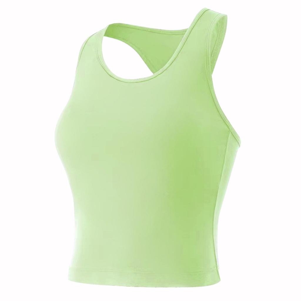One-Piece Sports Bra with Shock-Absorbing Pads - Pilates & Fitness Vest