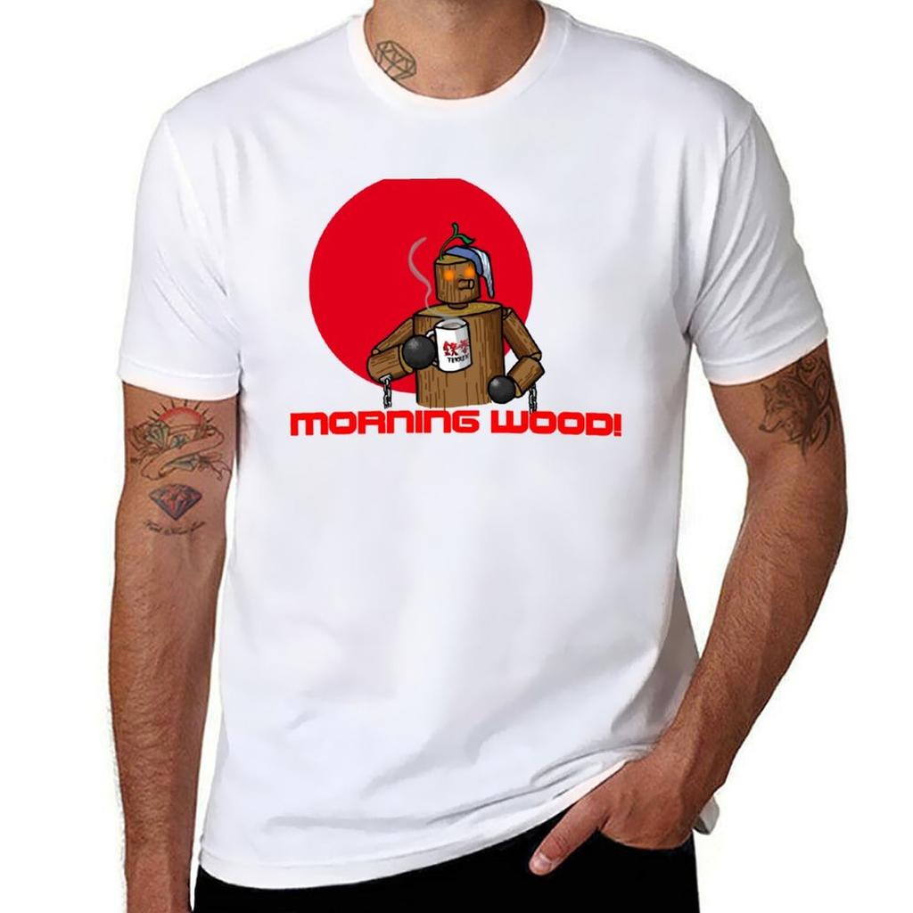 Good Morning Wood!!! T-Shirt Quick Dry Outdoor Sports T-Shirt