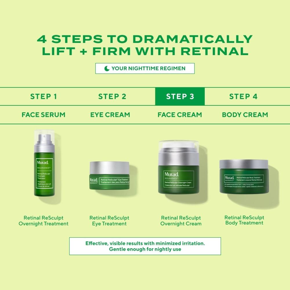 Murad Retinal Resculpt Overnight Cream 1.7 Oz 50 Ml