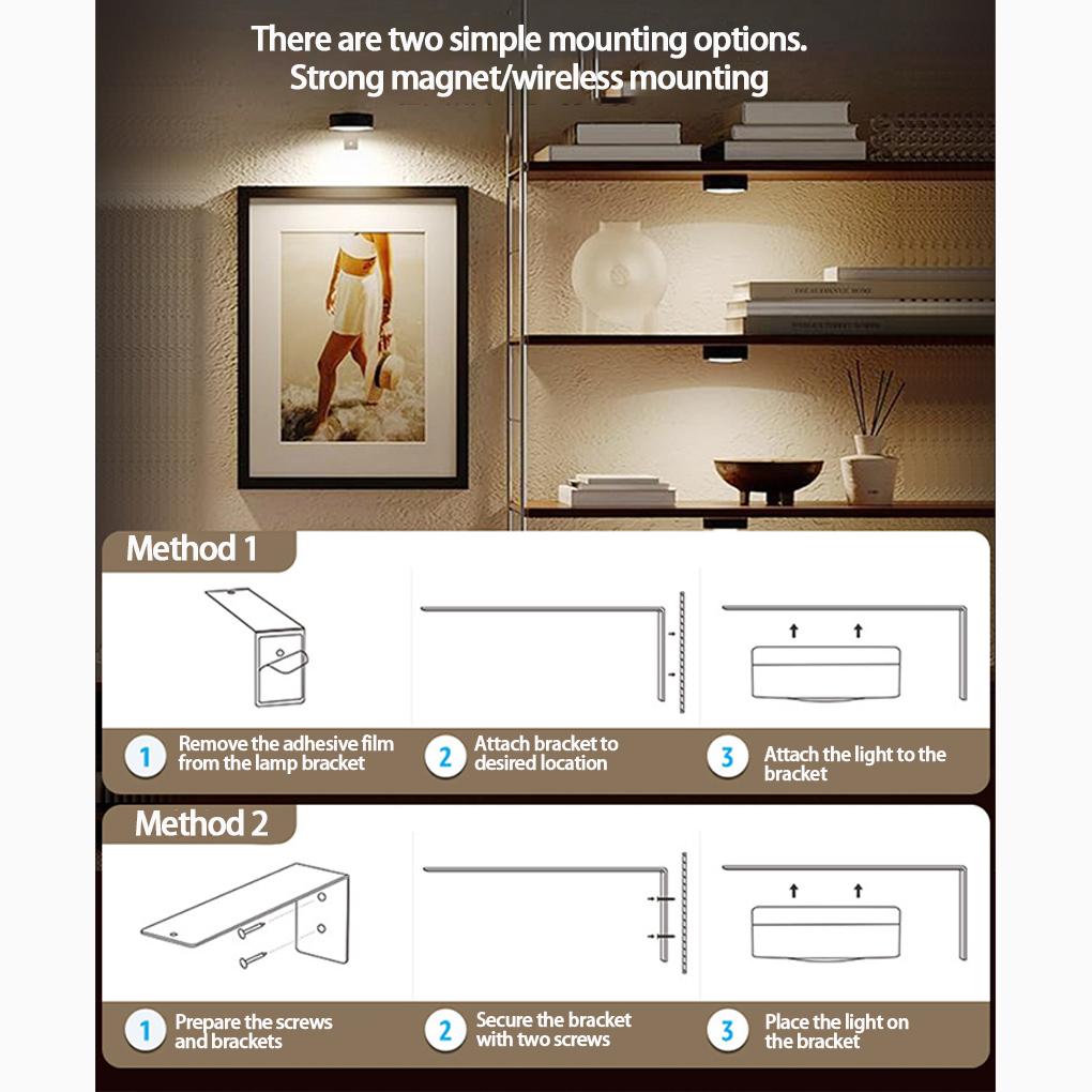 ABS Picture For Wall Controlled For Art Display Battery Light Picture For LED Art Display Lighting Magnetic Light