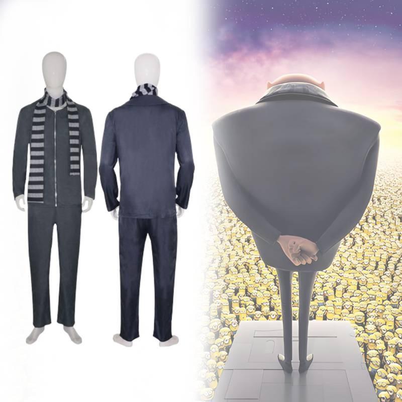 Stylish Gru Cosplay Outfit For Despicable Me Featuring Soft And Stretchy Fabric For Events