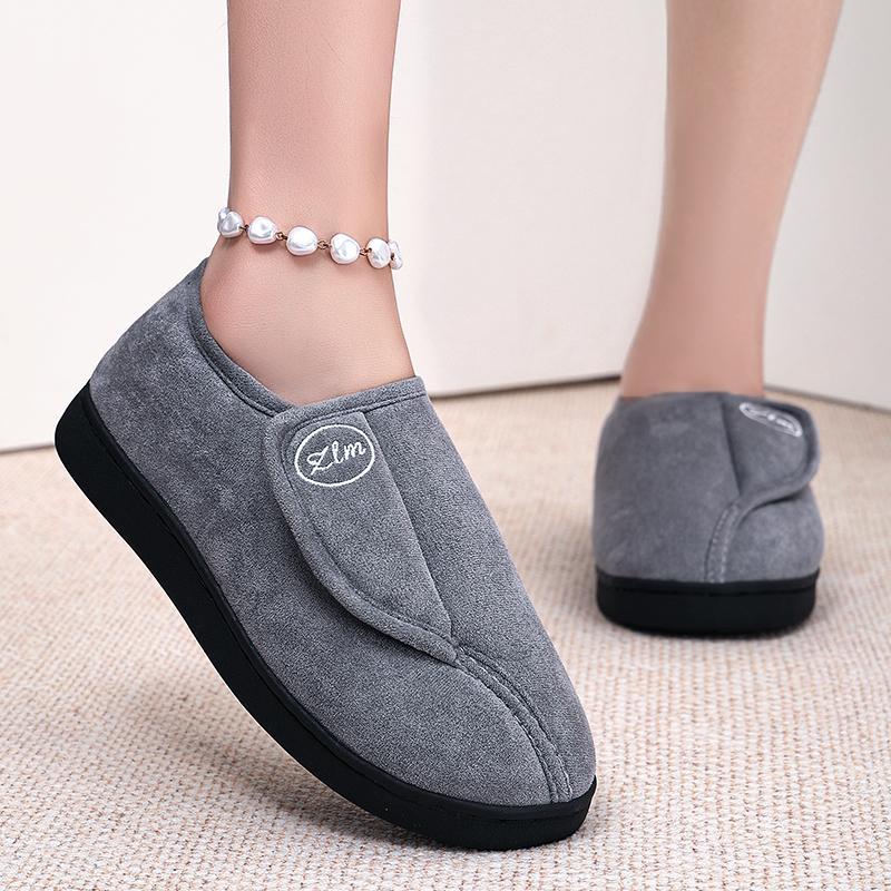Women's Casual Winter Cotton Shoes Fashion Plush Thickened Warm Women's Top Shoes Slippers for Outdoor and Indoor Women's Shoes