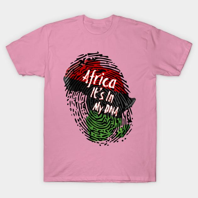 T Shirt Women Africa Its In My Dna Harajuku Print Kawaii Tshirt Summer Short Sleeve Female T-Shirt Top Tee