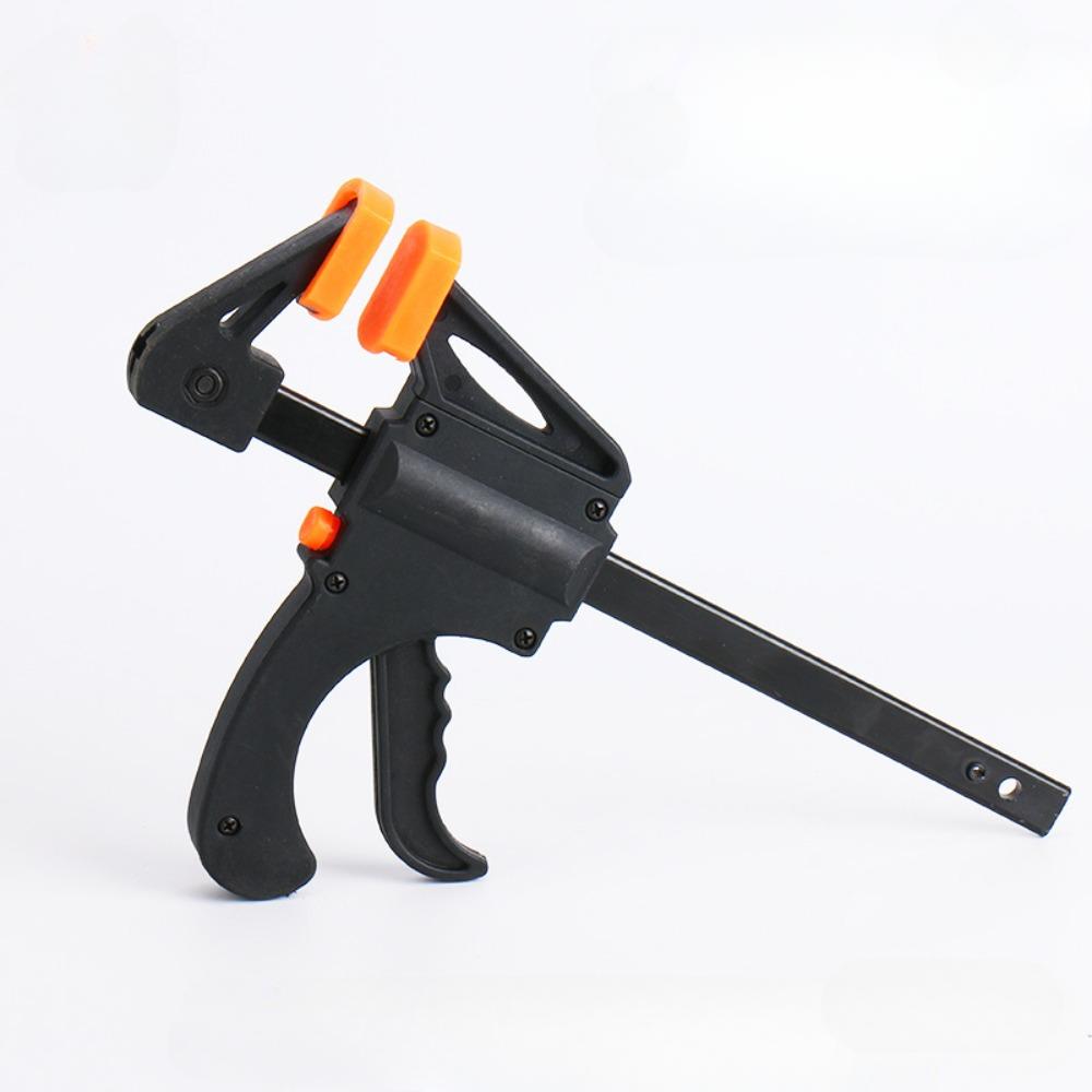 

4-дюймовые столярные струбцины фиксированного типа с быстрым храповым механизмом освобождения, набор рабочих планок из экструдированного нейлона, распорные гаджеты, портативные для DIY 4 inches