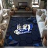 Hertha Bsc FC Soccer Football Pattern Soft Area Rug Non Slip Indoor Floor Carpet Sports Decor Mat for Bedroom