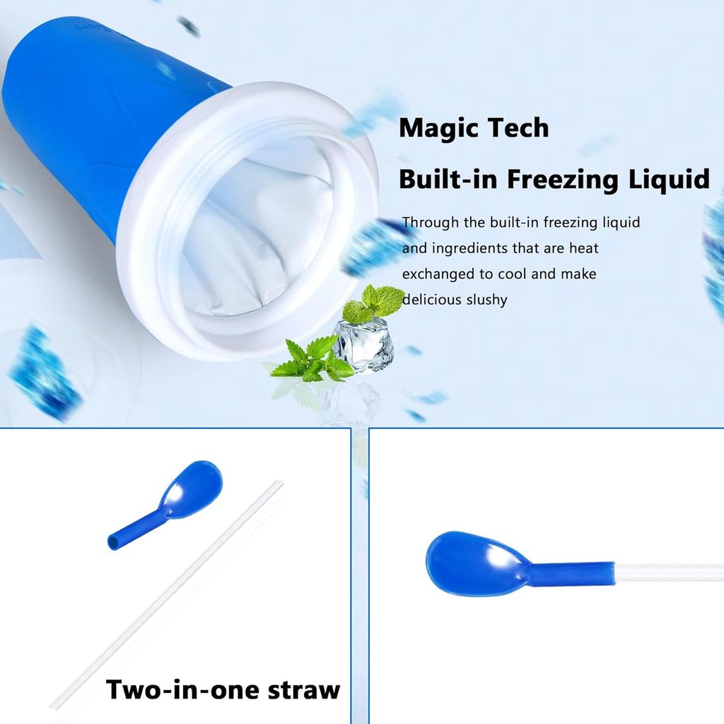 Color Land Slushy Cup, TIK TOK Slushie Maker Cup Frozen Magic Squeeze Cup, Ice Cream Maker Cup, Cool Stuff Trending Tiktok Items Homemade DIY Cool