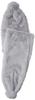 Moonbat estaa Fluffy Faux Fur Plain Scarf with Bag and Hand Made in Total 13cm Pom-pom closure, Washable, Women's, Gray, Japan, Length Approx. 87cm,