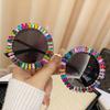 Luxury Designer Round Diamond Sunglasses Women Vintage Steampunk UV400 Protection Fashion Shades