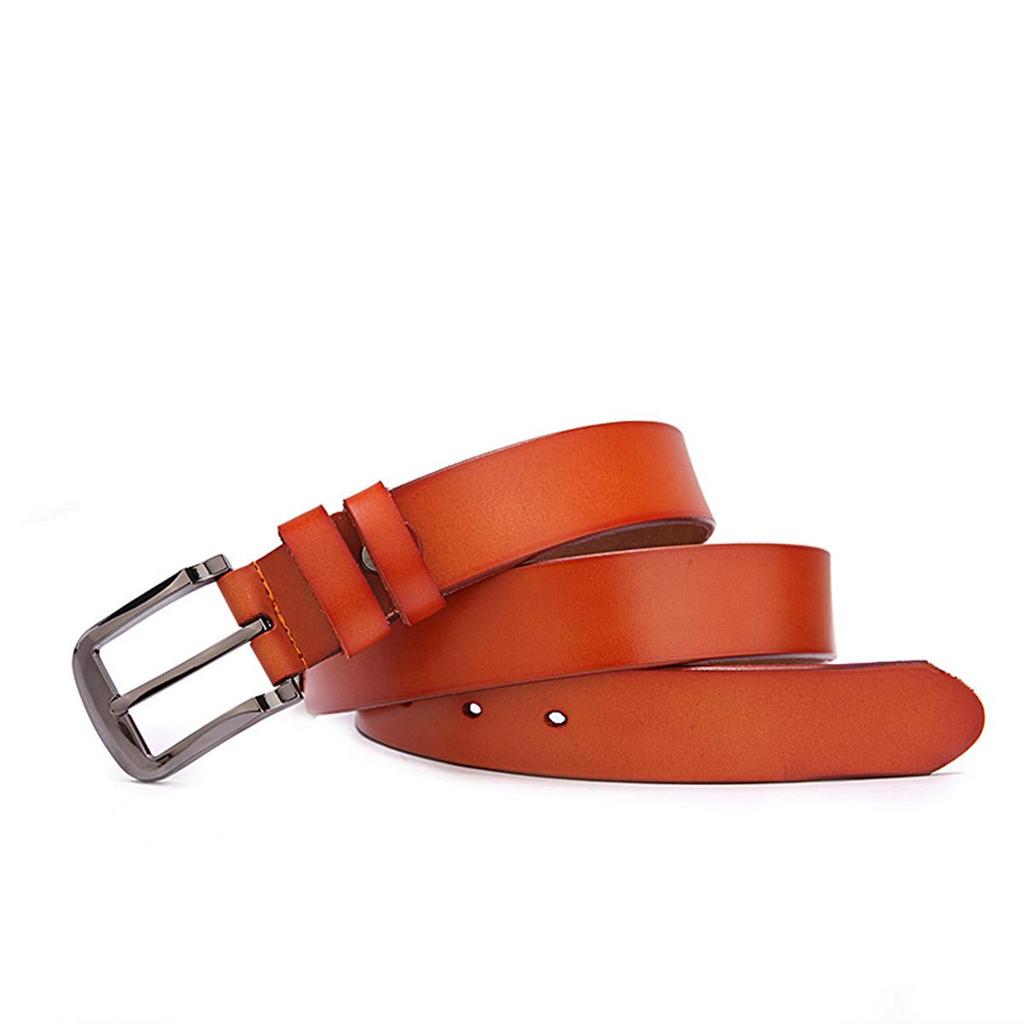 Liorne Leather Business Suit Genuine Leather Men's Belt, Casual, Belt, Stylish, (Camel)