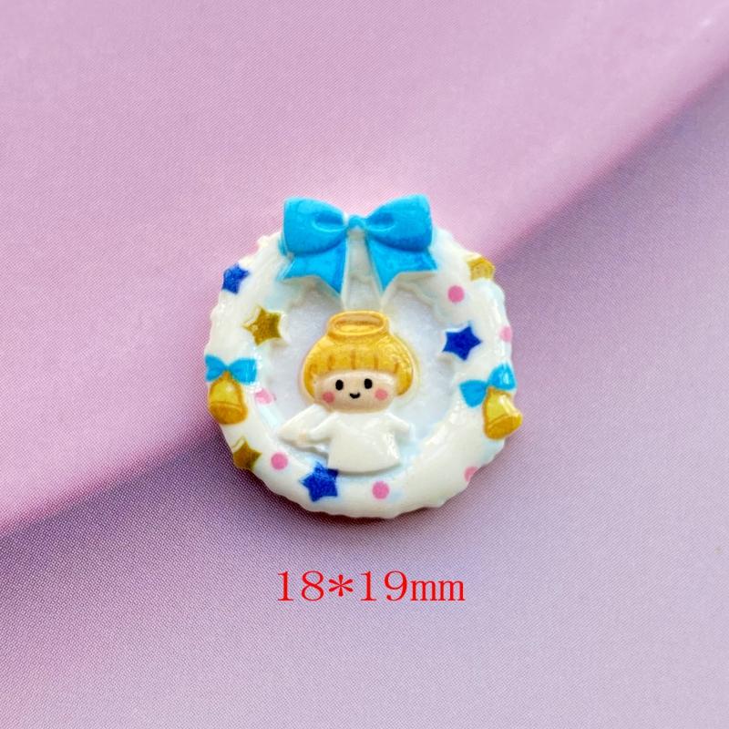 10/20Pcs New resin Cute Mixed Christmas series Flat back Cabochon Scrapbooking Hair bow Center Embellishments DIYAccessories F37