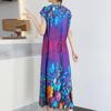 Elegant Summer Loose Dress Woman Clothing Casual Loose Plus Size Long Dresses