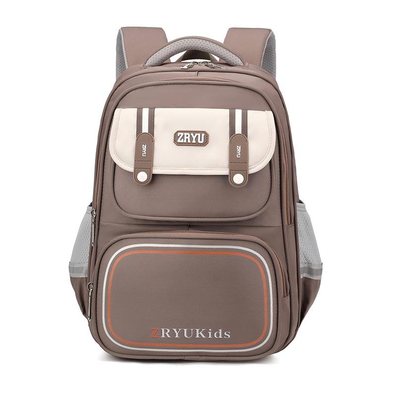 2025 New Children School Bags for Girls and Boys Fashion Macaron Spine Protection Book Bag Grades 3-6 Pupil Students Burden Reducing Teenager Backpack