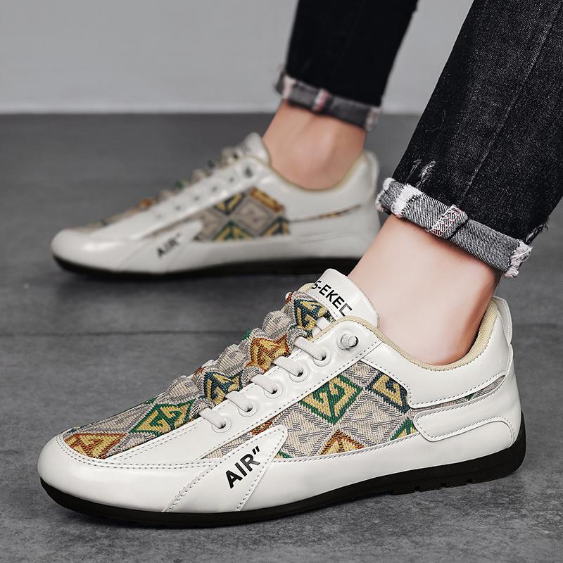 

Новая модная мужская удобная обувь с низким берцем на мягкой подошве, сезонные студенческие дышащие повседневные трендовые кроссовки