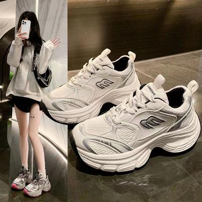 Platform Dad Shoes Women's Shoes Increased Autumn New Mesh Breathable Sneaker