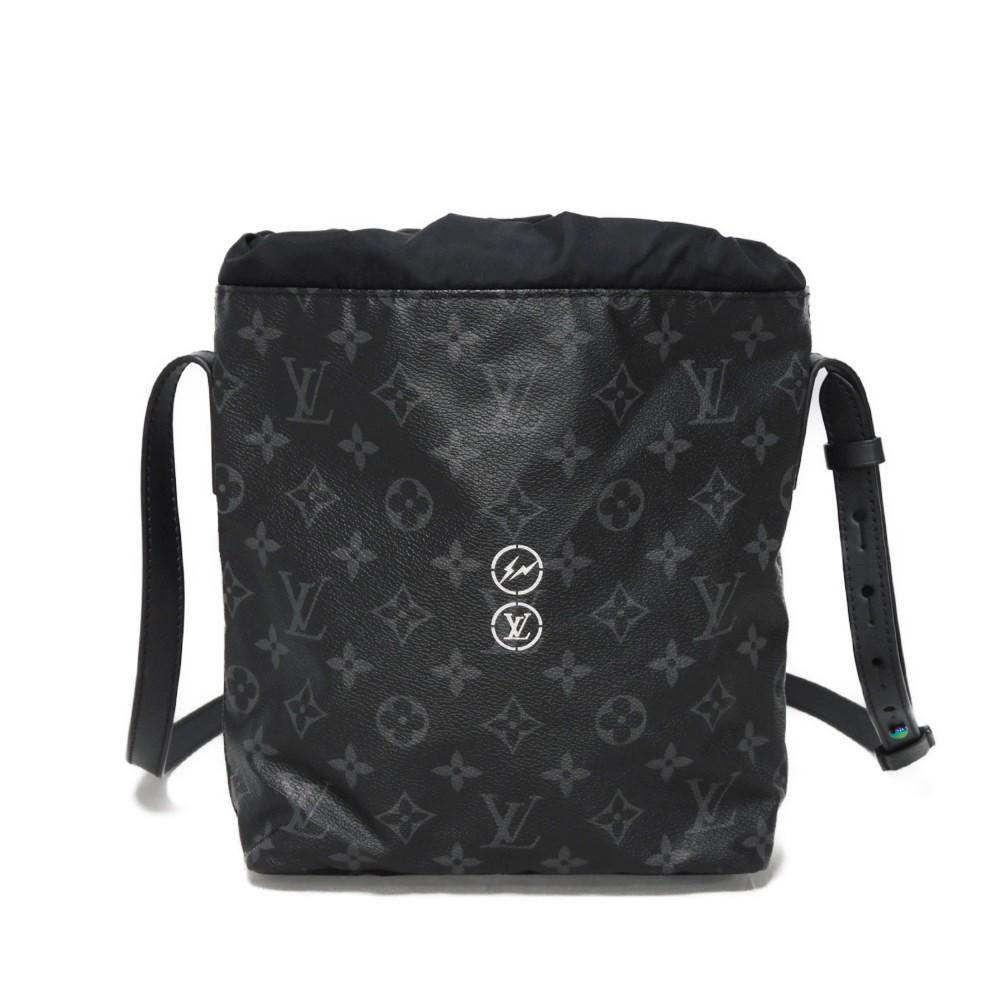 Used 12564 Nano Bag M43418 7921 LV Circle Fragment Logo Circle Thunder by Hiroshi Fujiwara Monogram Eclipse Men's from