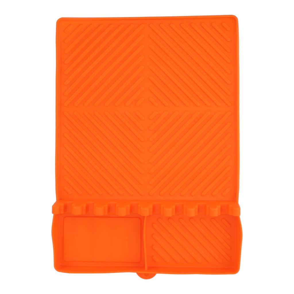 Grill Tools Mat Silicone 8 Slots 16x11.5in Anti Slip Heat Resistant Easy to Clean Griddle Accessories for Kitchen Cooking