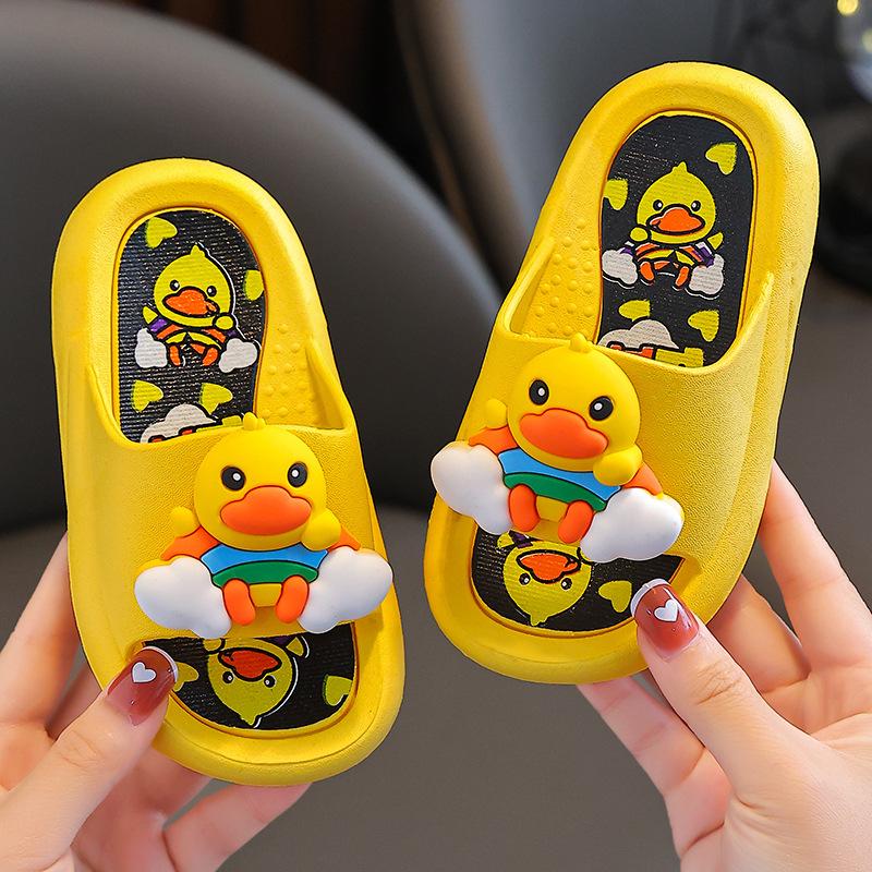 Summer Cartoon Kids' Slippers: Cute, Non-Slip Indoor Footwear for Boys & Girls
