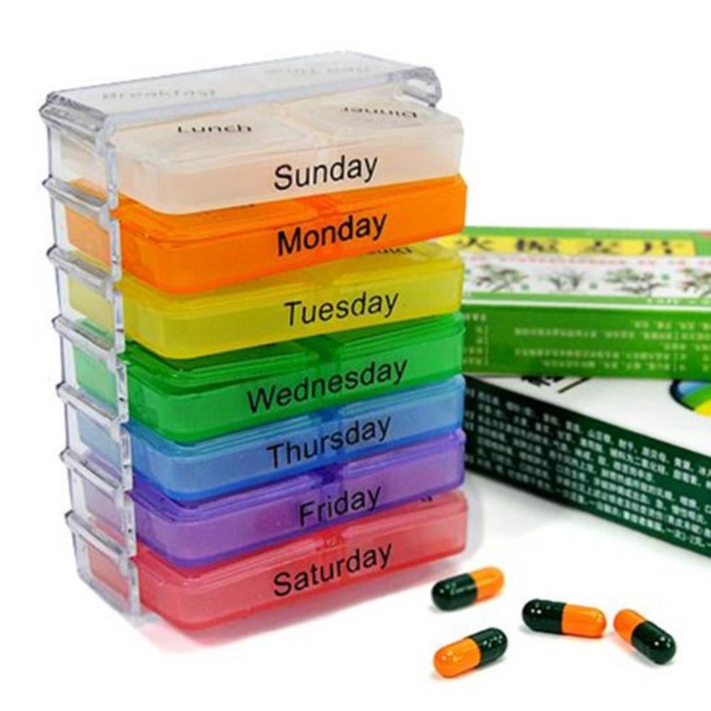 Pillendose Spender Halter Medikamentenaufbewahrung Organizer Pillendose