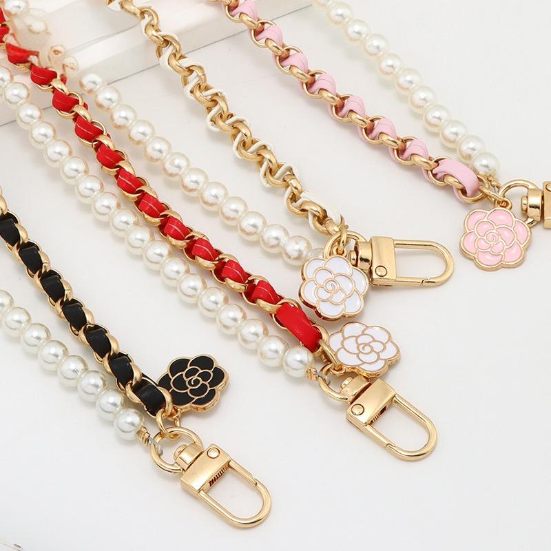 Anti Loss Doll Hang Pearl Necklace Universal Mobile Phone Lanyard Cell Phone Wrist Strap Cell Telephone Chain Beads SJGS19