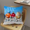 M-Ms C-Chocolate Pillow Cover Design Cushion Cover Decor Holiday Decorati