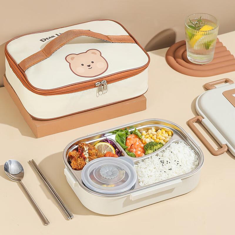 Bären-Design Isolierte Lunchbox aus 304 Edelstahl