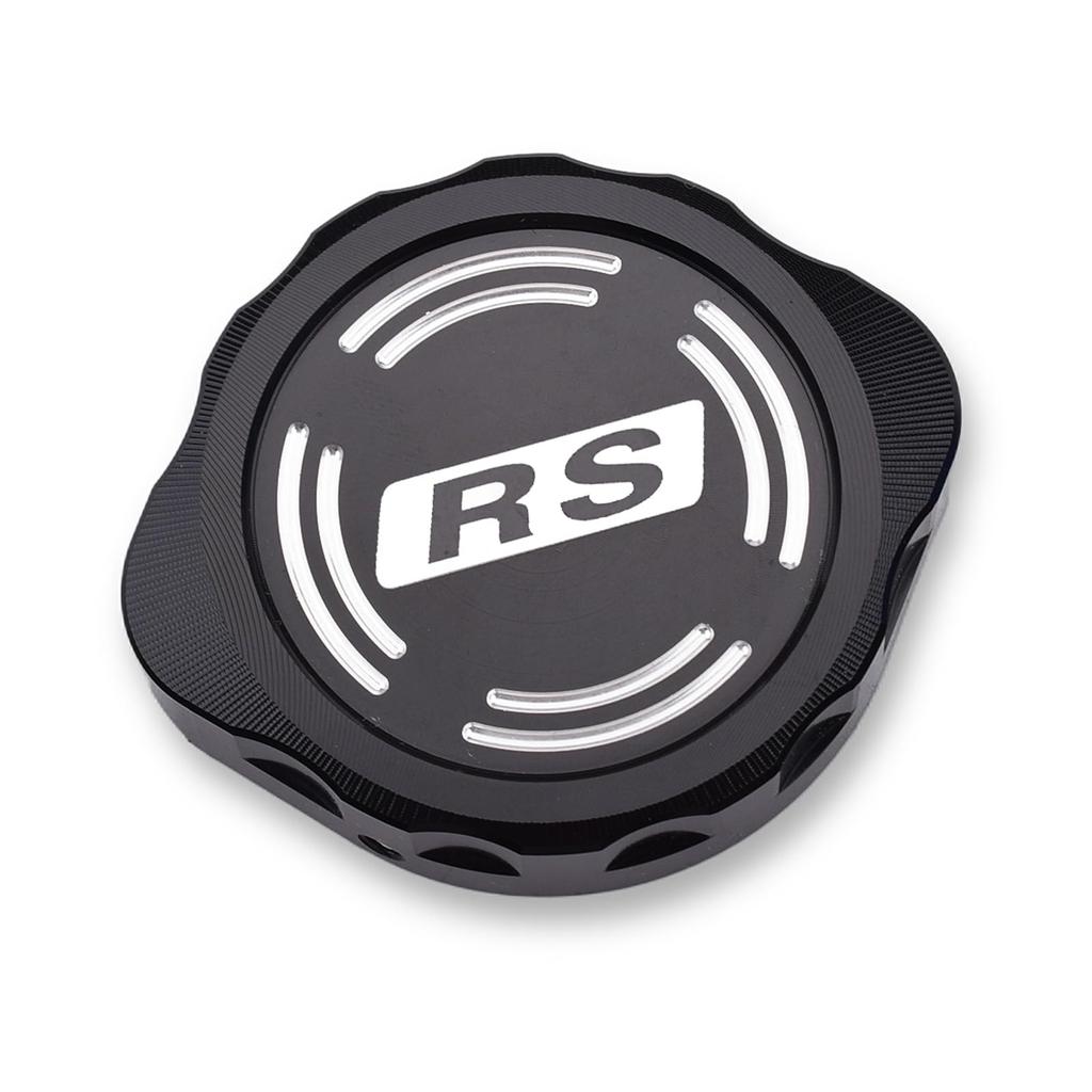 Motorcycle Radiator Cap Cover Radiator Cap for Kawasaki Z900RS Z900RS CAFE (21-24) CNC Aluminum Alloy Accessories (Black Silver)