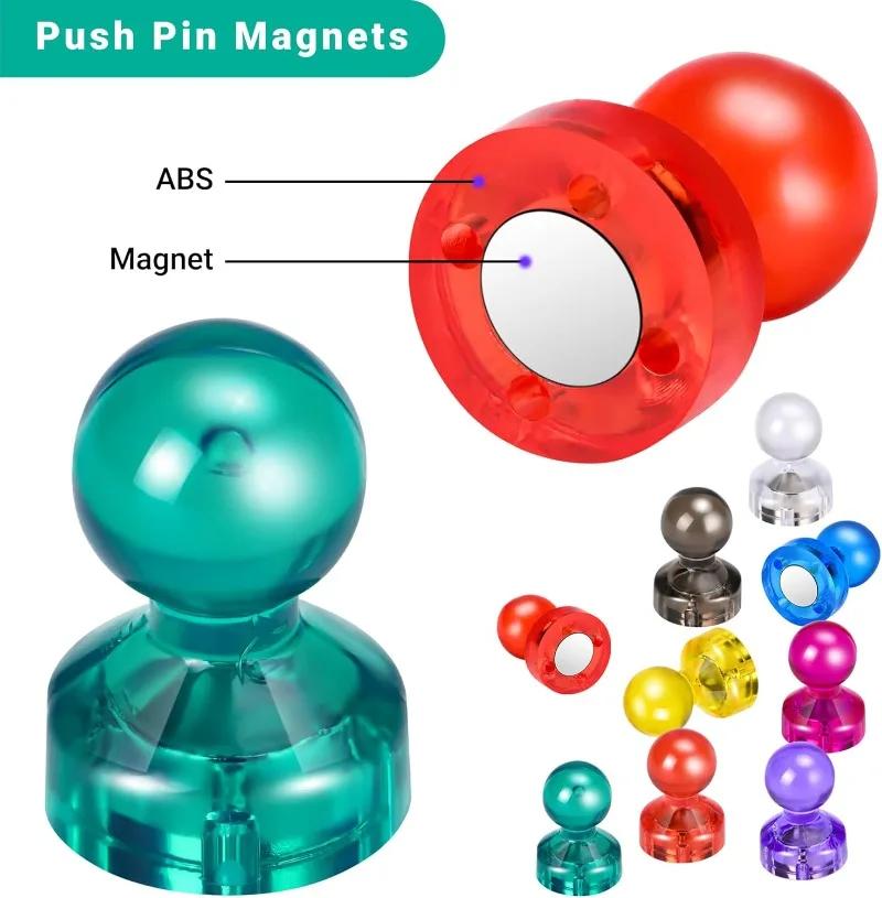 120/8 Stück Magnetische Pinnnadeln Starke Magnetkegel-Pinnnadeln Supermagnete Pinnnadel Kühlschrankaufkleber Pinnnadeln Großhandel