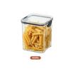 Transparent Airtight Food Grade Storage Jar: Moisture-Proof, Square/Rectangular Kitchen Container for Grains and Chinese Medicine