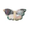 Natural Freshwater Shell Butterfly Brooch Niche Design Elegant Literary Temperament Pin Abalone Shell Heart-shaped Corsage Woman