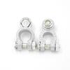 2Pcs/Set Zinc Coat Positive Negative Battery Terminals Clamp Connectors For Car