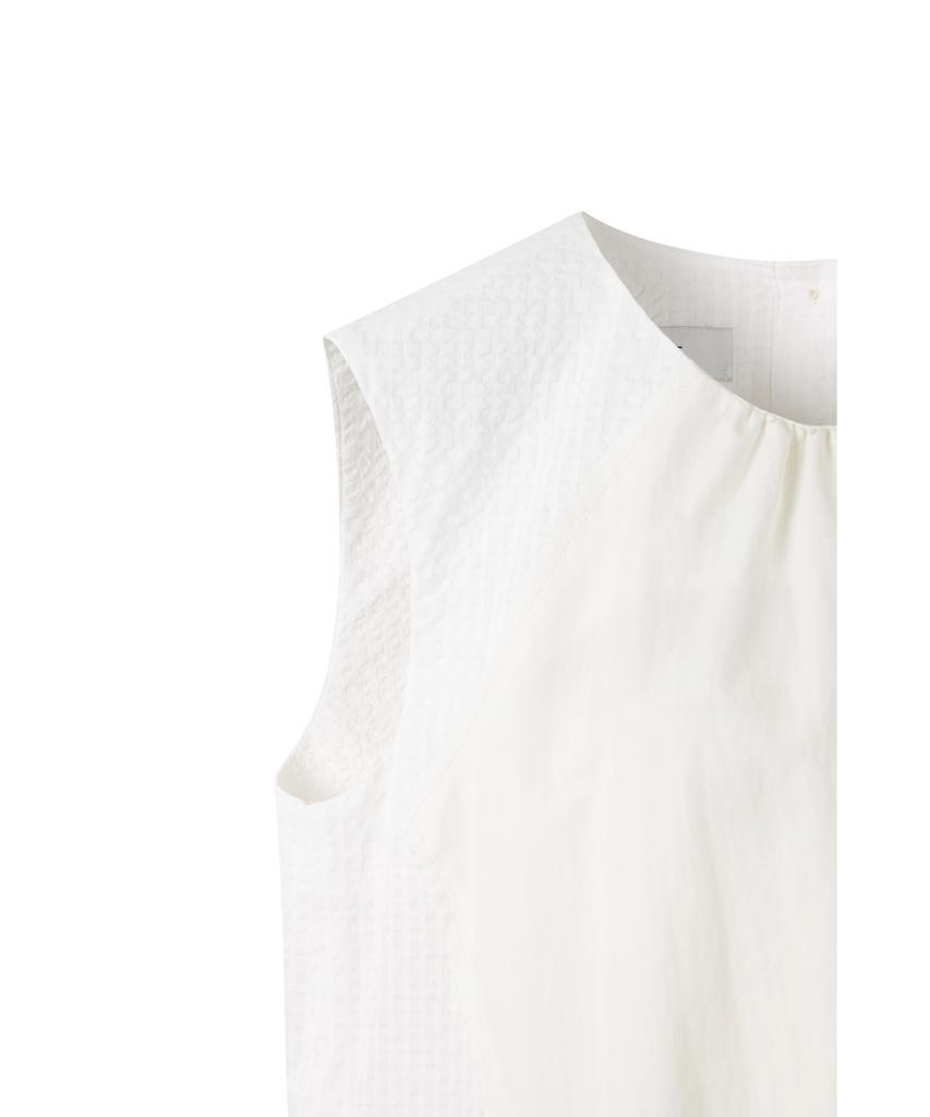 RECODE Seersucker Volume Dress Rqdam26546Ivx