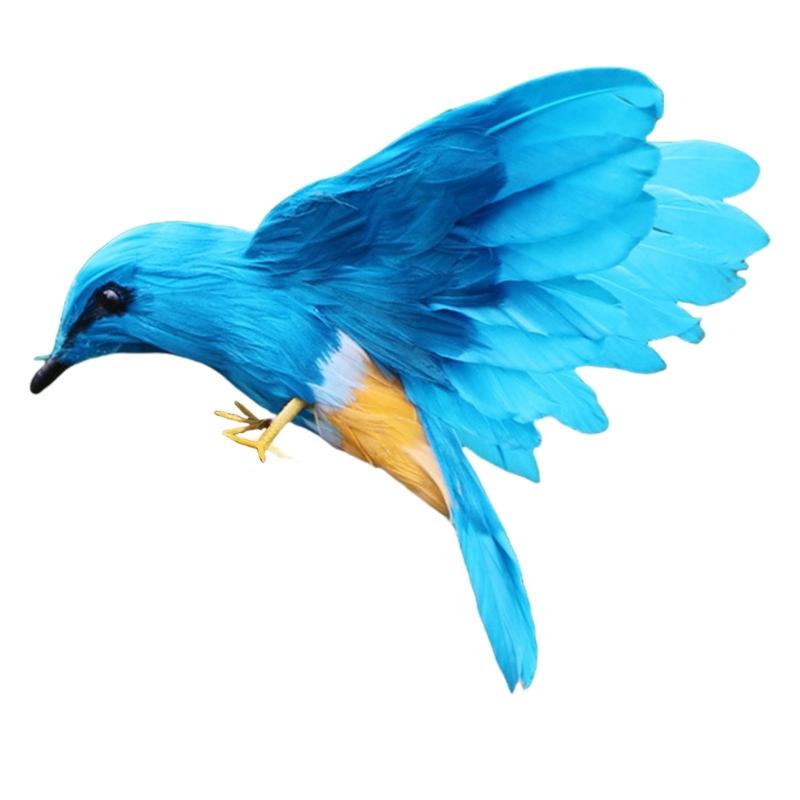 Artificial Feathered Birds for Home Yard and Lawn Decoration Bird Figurine Perfect for Theme Parties and Event