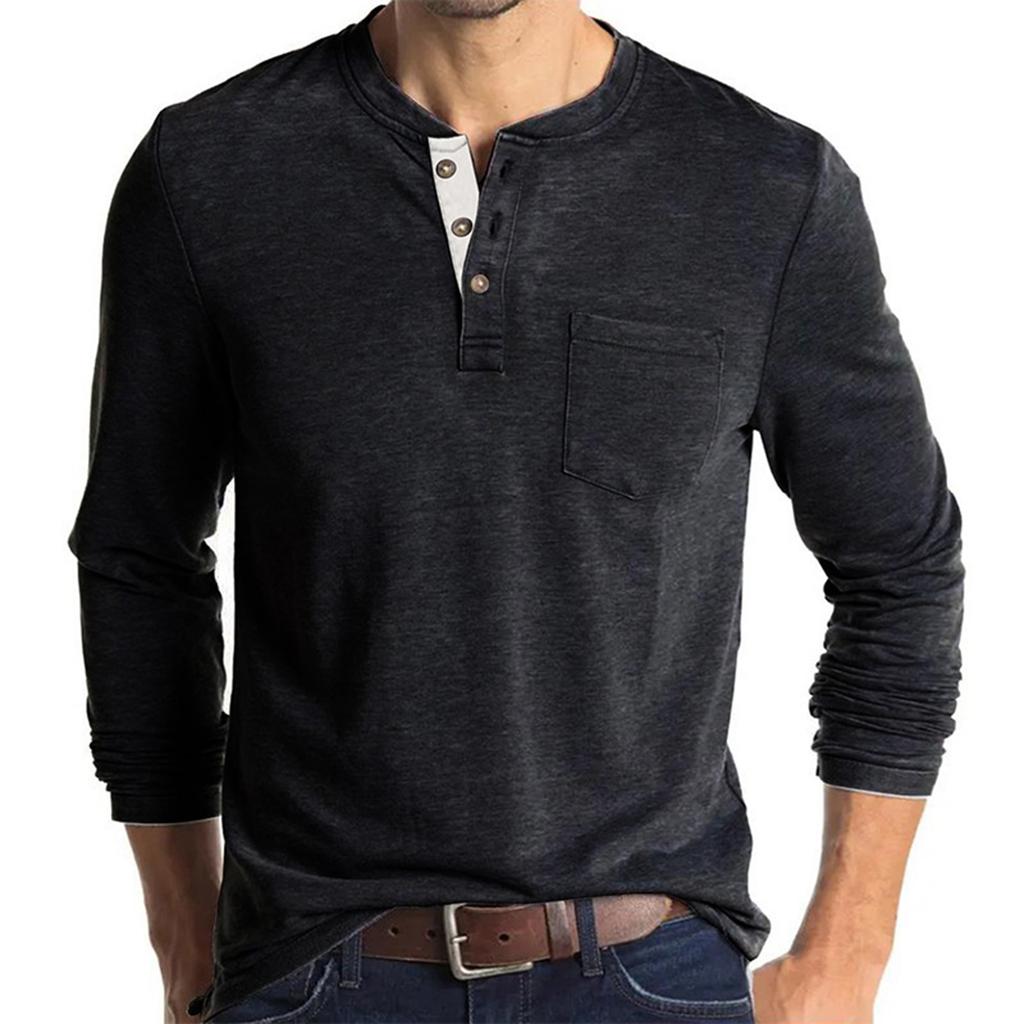 Men  Retro  Loose  Leisure  Long Sleeves  Upper Garment