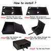 3 Sizes Available Luxury Magnetic Gift Box With Lid Ribbon Lafite Grass Greeting Card Valentine's Day Gift Packaging Box