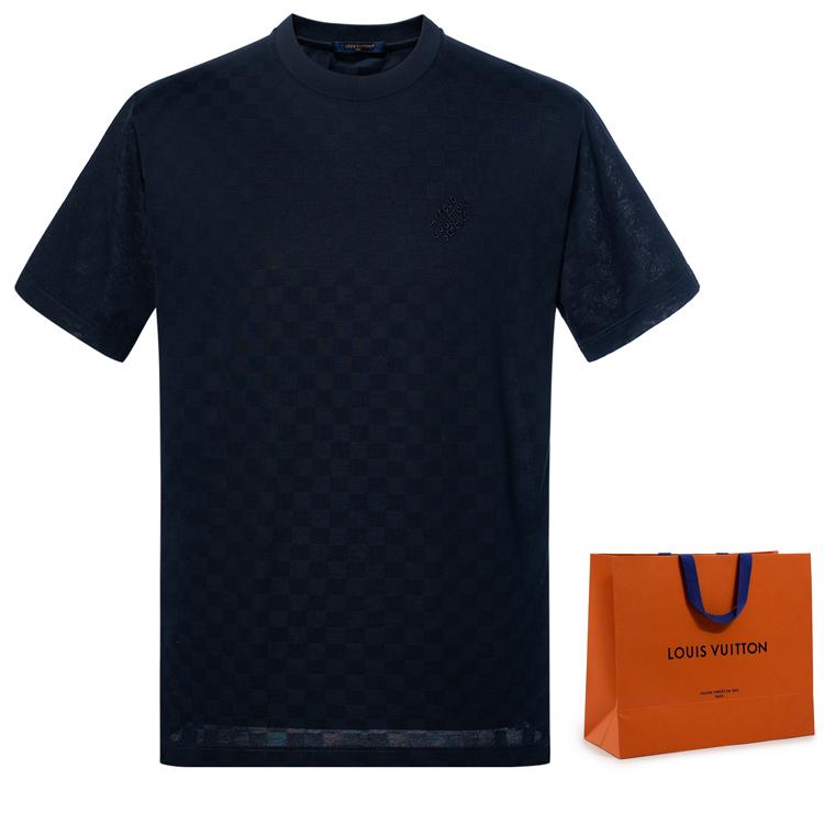 Louis Vuitton Damier Cotton Pique T-Shirt 1AFRAL