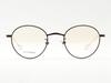 Alloaiweeo [Alo:Ctzen] Ci8709B C2 Beta Titanium Ultra-Light Black/Gold Slim Eyeglass Frame