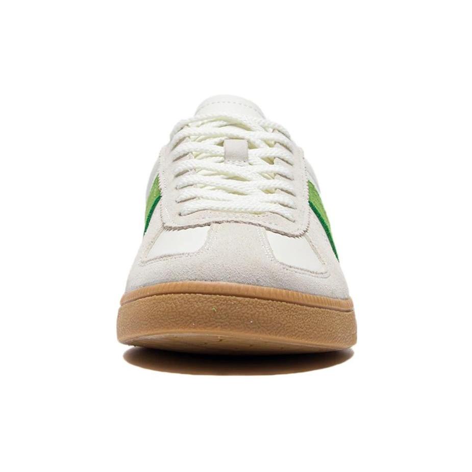 Li Ning Abrasion Resistant, Lightweight, And Breathable Low Top Skateboard Shoes Men's White Green AGCS289-1